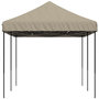 Voir la diapositive 4 : VIDAXL Tente de reception pliable escamotable taupe 580x292x315 cm