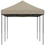 Voir la diapositive 4 : VIDAXL Tente de reception pliable escamotable taupe 580x292x315 cm