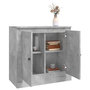 Voir la diapositive 5 : VIDAXL Buffet gris beton 70x35,5x67,5 cm bois d'ingenierie