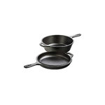 The cocotte Combi cocotte-poêle Lodge en fonte