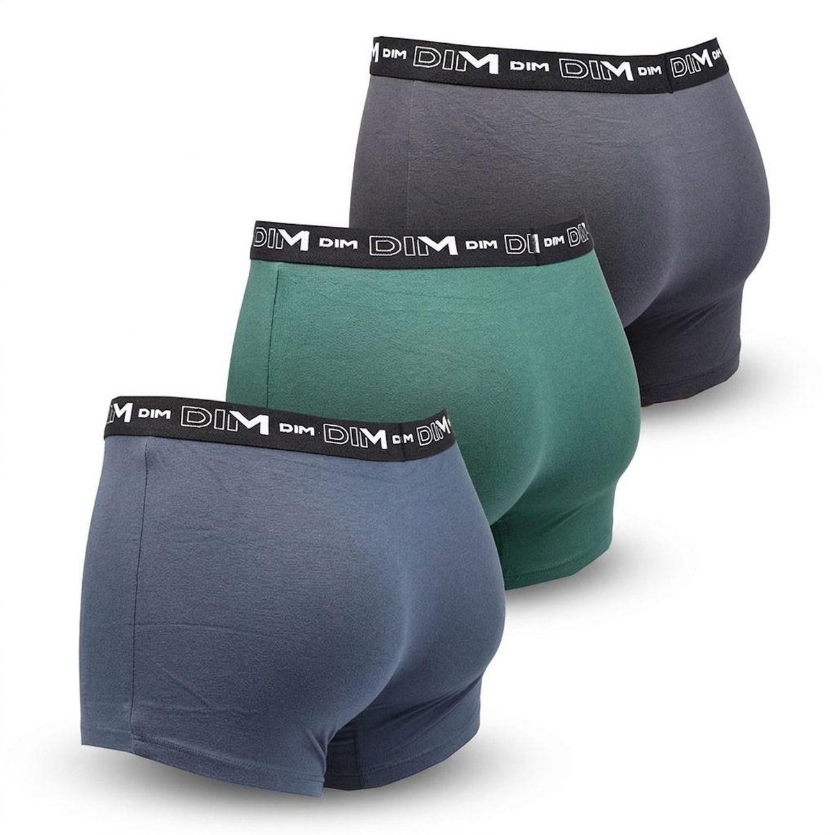 DIM Lot de 3 boxers DIM en coton stretch