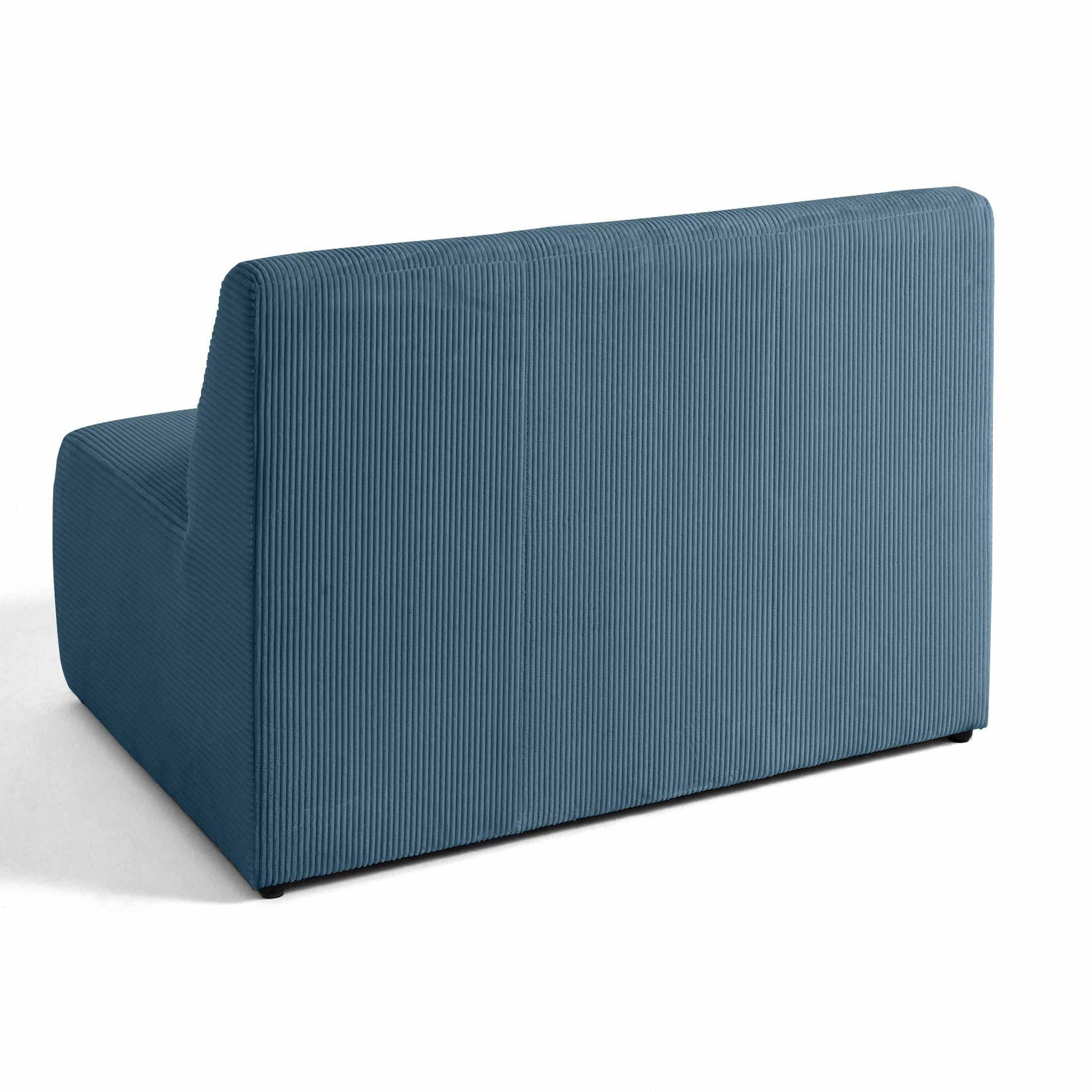 Voir la diapositive 4 : LISA DESIGN Onyx - canapé droit 2 places - en velours côtelé