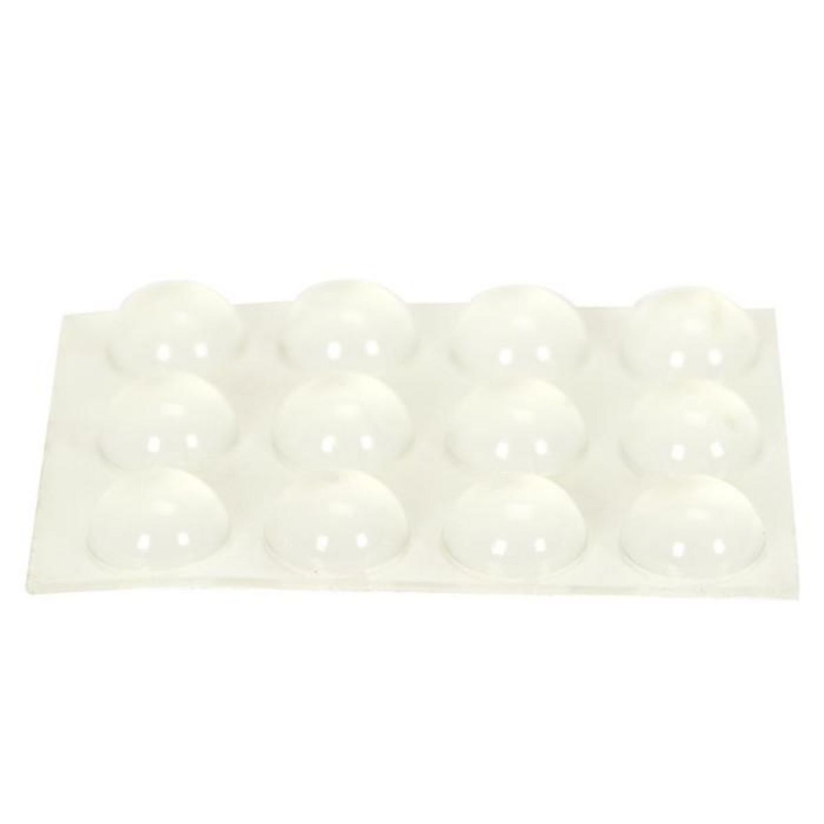Paris Prix Lot de 50 Butées Adhésives  Pro  13cm Transparent