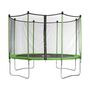 Voir la diapositive 2 : Habitat et Jardin Trampoline Yoopi 2 LUXE - Ø 3.65 m - Avec filet + échelle + couverture + kit d'ancrage