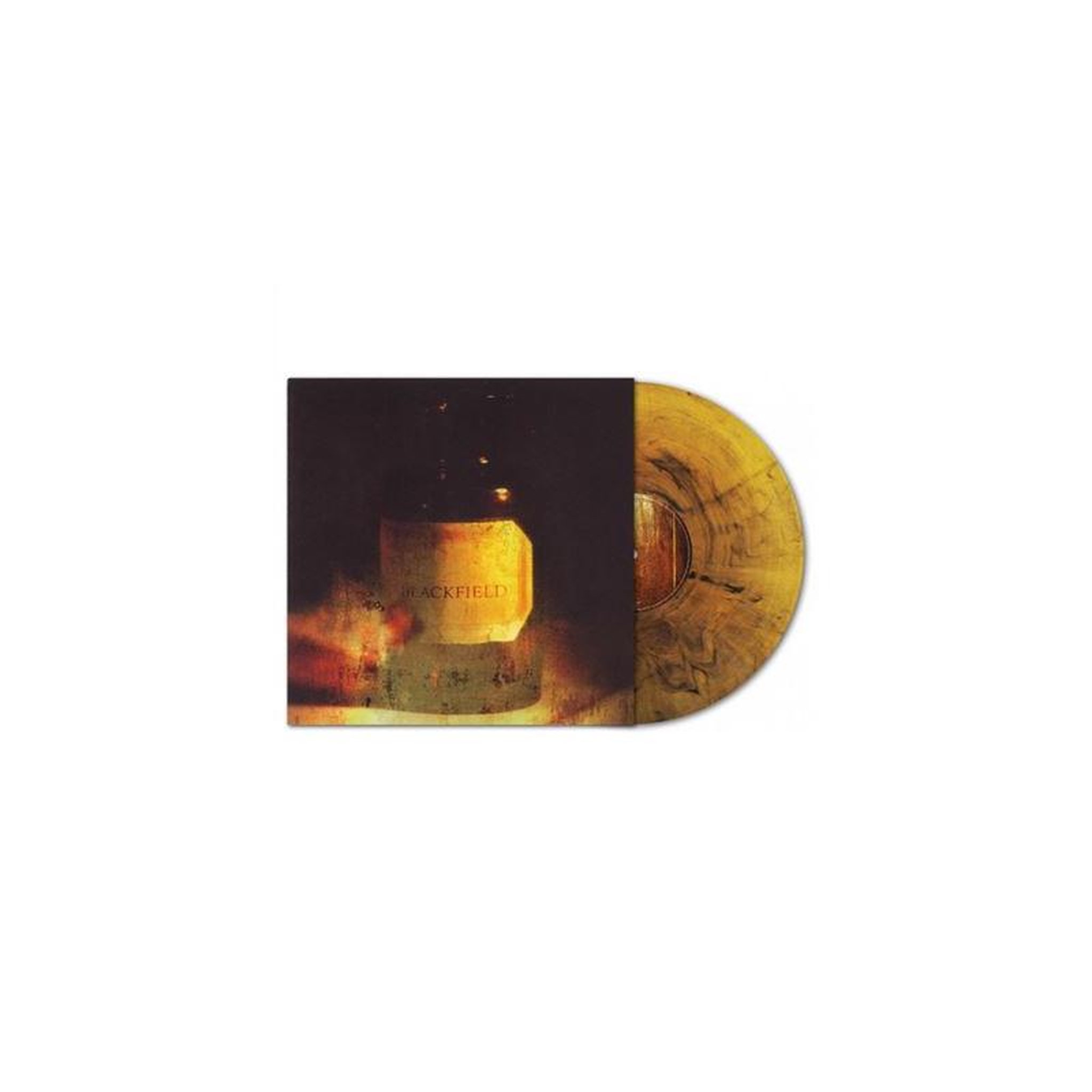 Lp vinyle 33t 20e anniversaire blackfield « blackfield » édition marbrée orange et noir