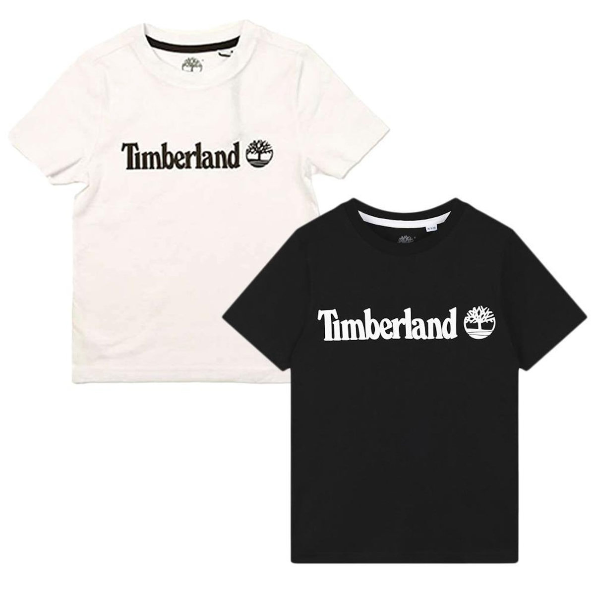TIMBERLAND Lot de 2 T Shirts /Noir Ado Timberland T60145