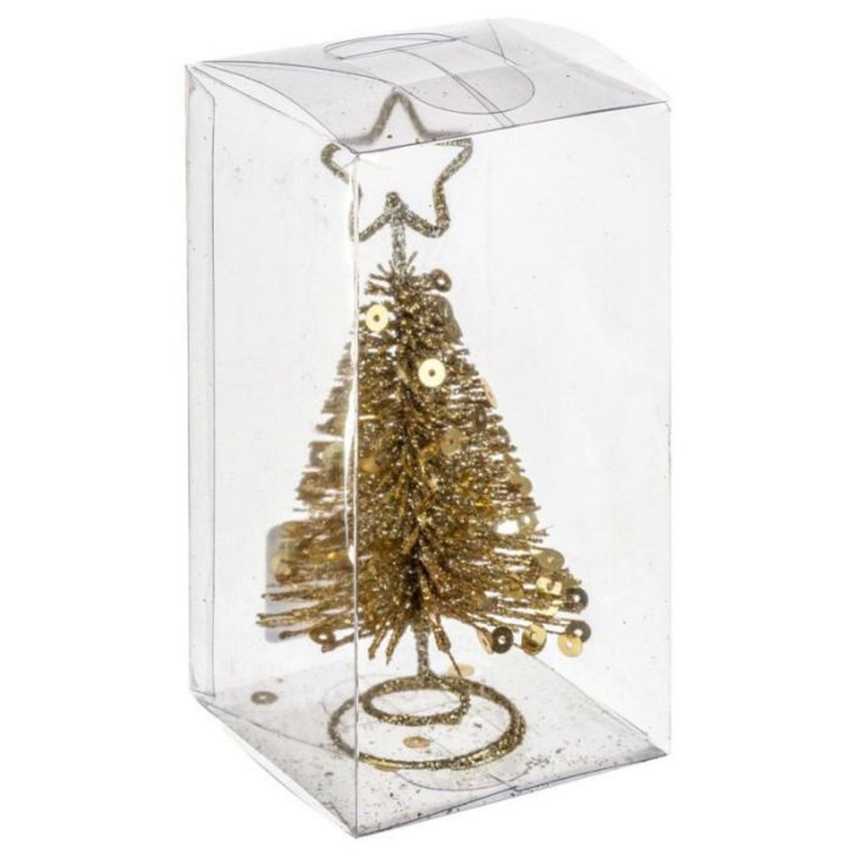 FEERIC LIGHT & CHRISTMAS Cavalier de Table Sapin  Colorama  10cm Or