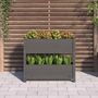 Voir la diapositive 3 : VIDAXL Jardiniere Gris 77x25x66 cm Bois massif de pin