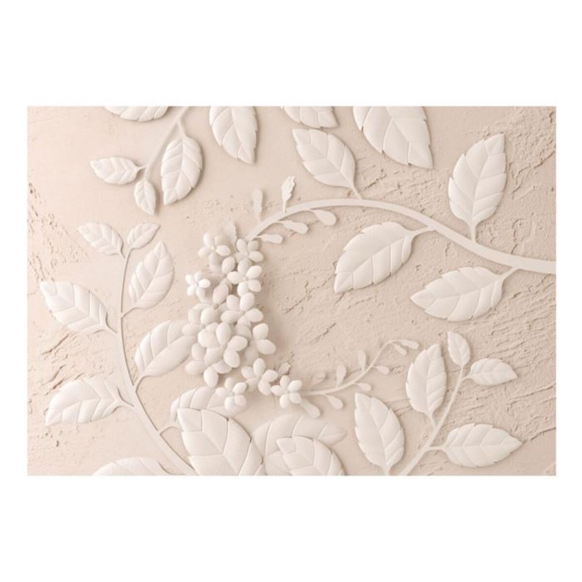 Paris Prix Papier Peint  Paper Flowers Beige