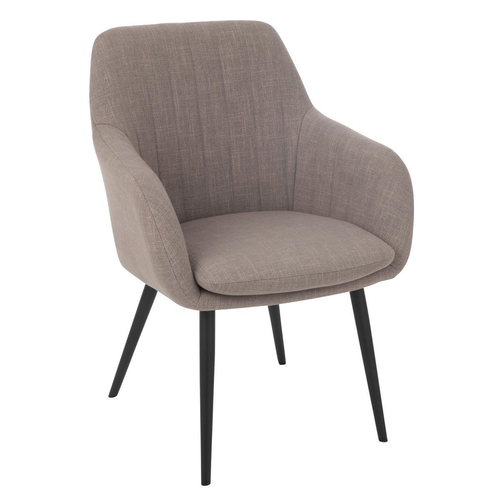 J-LINE Chaise design  miles  83cm taupe