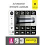 Voir la diapositive 4 : INSPIRE Applique solaire et rechargeable Booster   Loma    150 à 900 Lumen - Noir