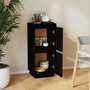 Voir la diapositive 3 : VIDAXL Buffet Noir 31,5x34x75 cm Bois massif de pin
