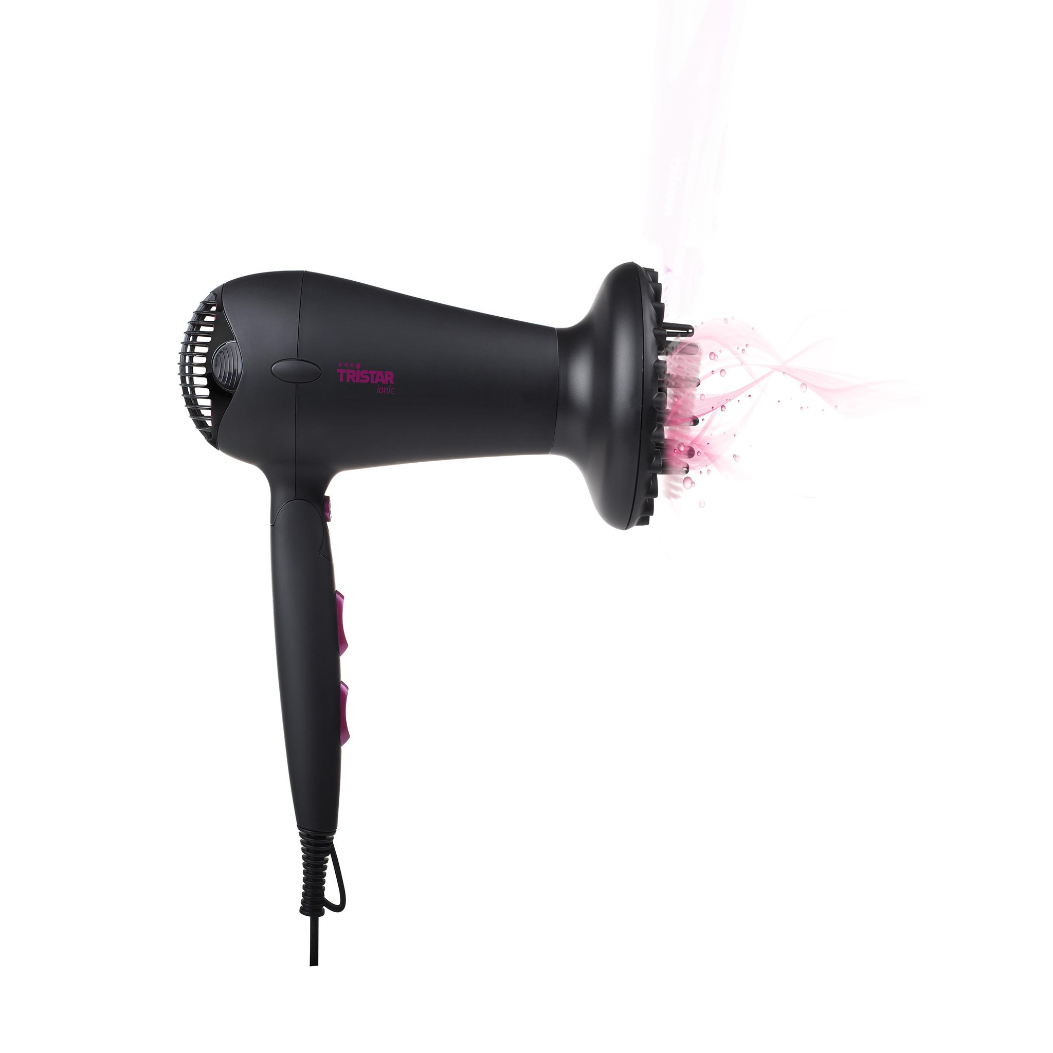 Voir la diapositive 2 : TRISTAR Sèche-cheveux 2000w poignée pliable - hd2358