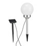 Voir la diapositive 2 : HI HI Lampe boule solaire rotative a LED de jardin 15 cm
