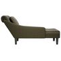 Voir la diapositive 5 : VIDAXL Fauteuil long et coussin/accoudoir droit vert armee similicuir