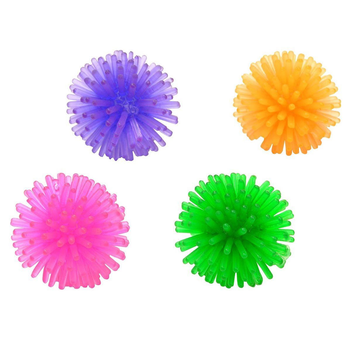 Paris Prix Lot de 4 Jouets pour Chien  Oursin  3cm Multicolore