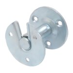 TORBEL Support de rampe droit réglable à visser zingué blanc TORBEL 9930031