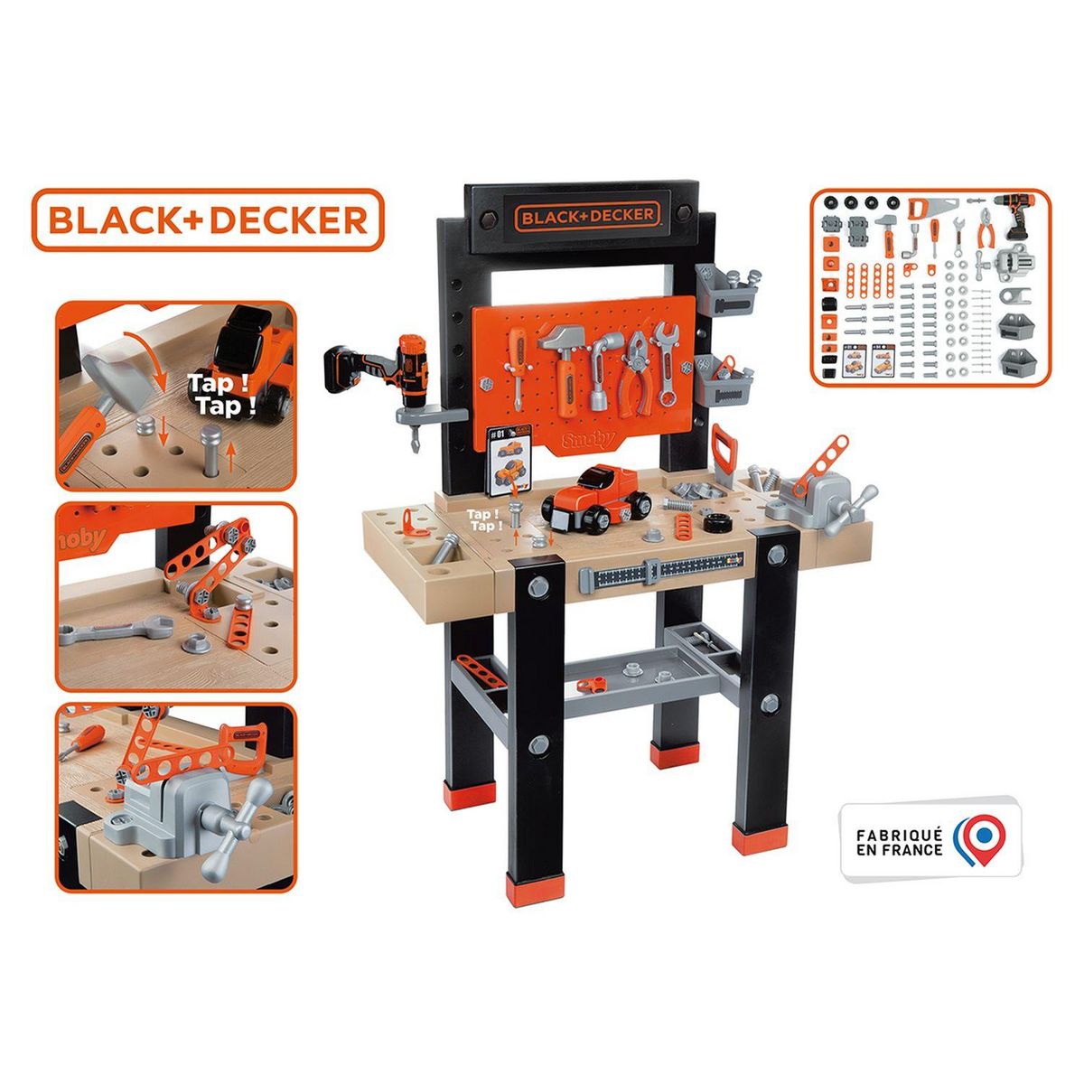 SMOBY Etabli Bricolo Center Black & Decker
