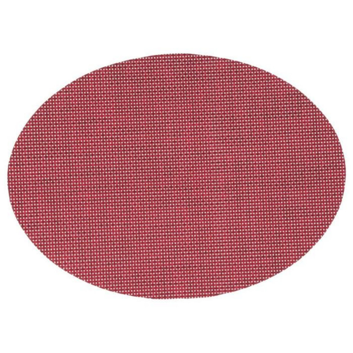 SECRET DE GOURMET Set de Table Ovale  Maoli  35x48cm Rouge