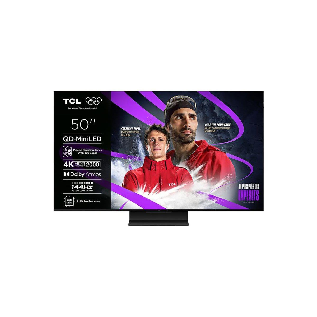 TCL TV Mini Led 50C79K 2025-50 pouces (126cm)
