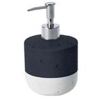 GUY LEVASSEUR Distributeur de savon bicolore en polyrésine HAMMAM. Coloris disponibles : Bleu