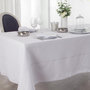 Voir la diapositive 3 : SECRET DE GOURMET Nappe  Jacquard Nid d'Abeille  140x240cm Blanc