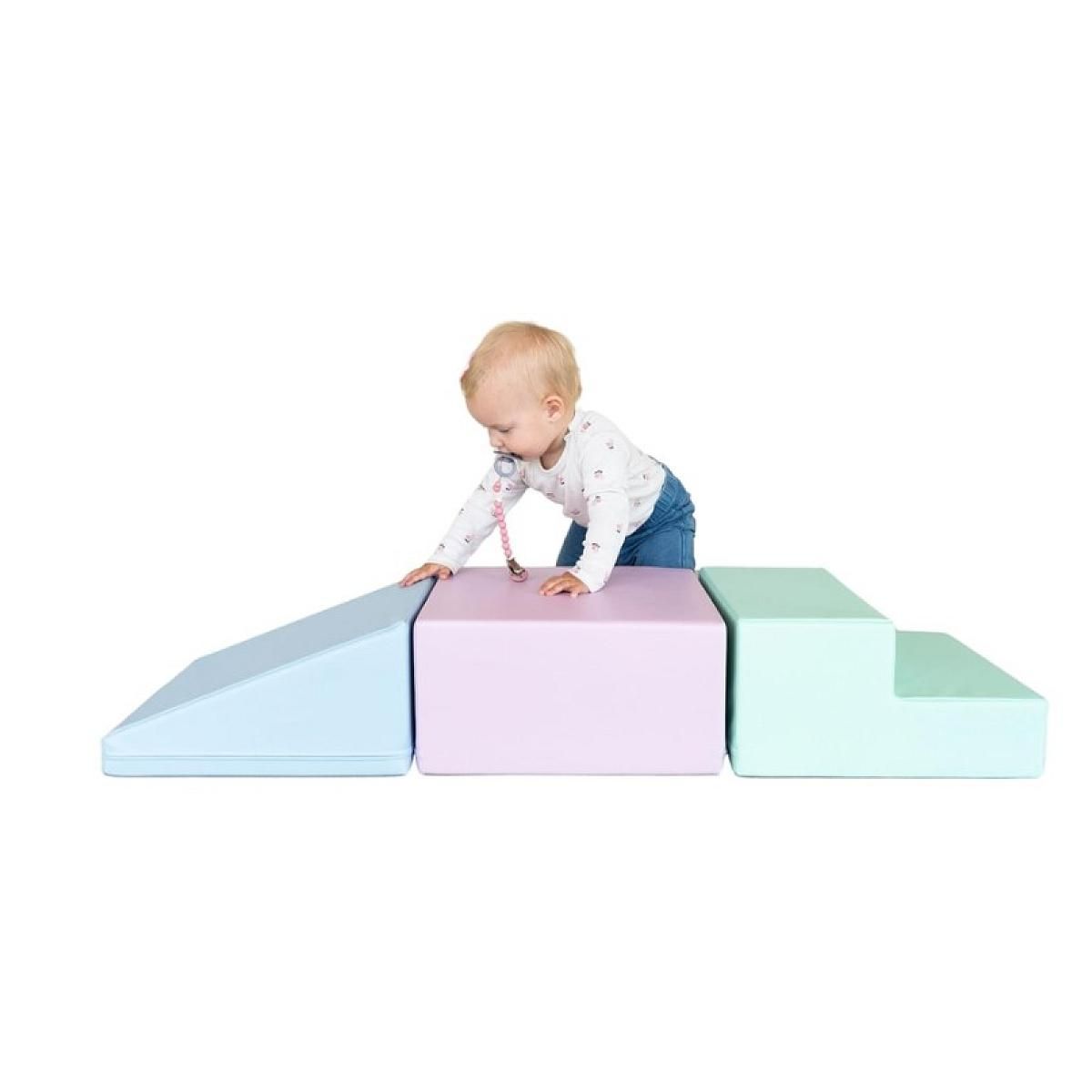 IGLU Mini coin d'escalade en mousse pastels clairs