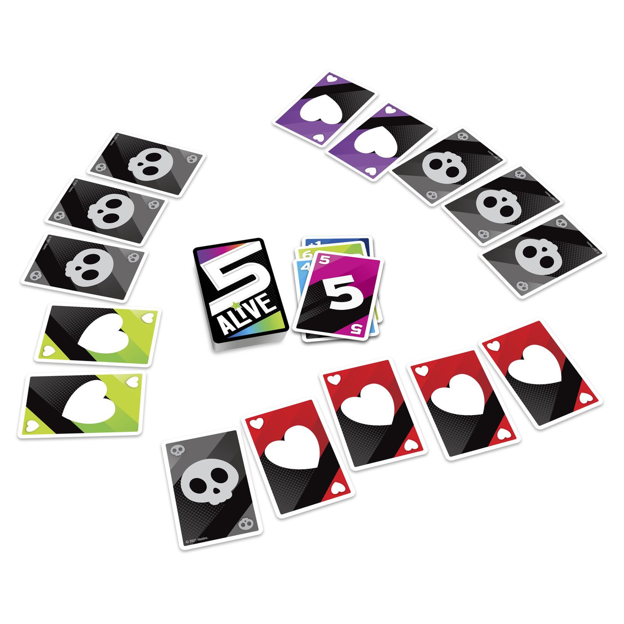 Voir la diapositive 4 : HASBRO Jeu de cartes 5 Alive