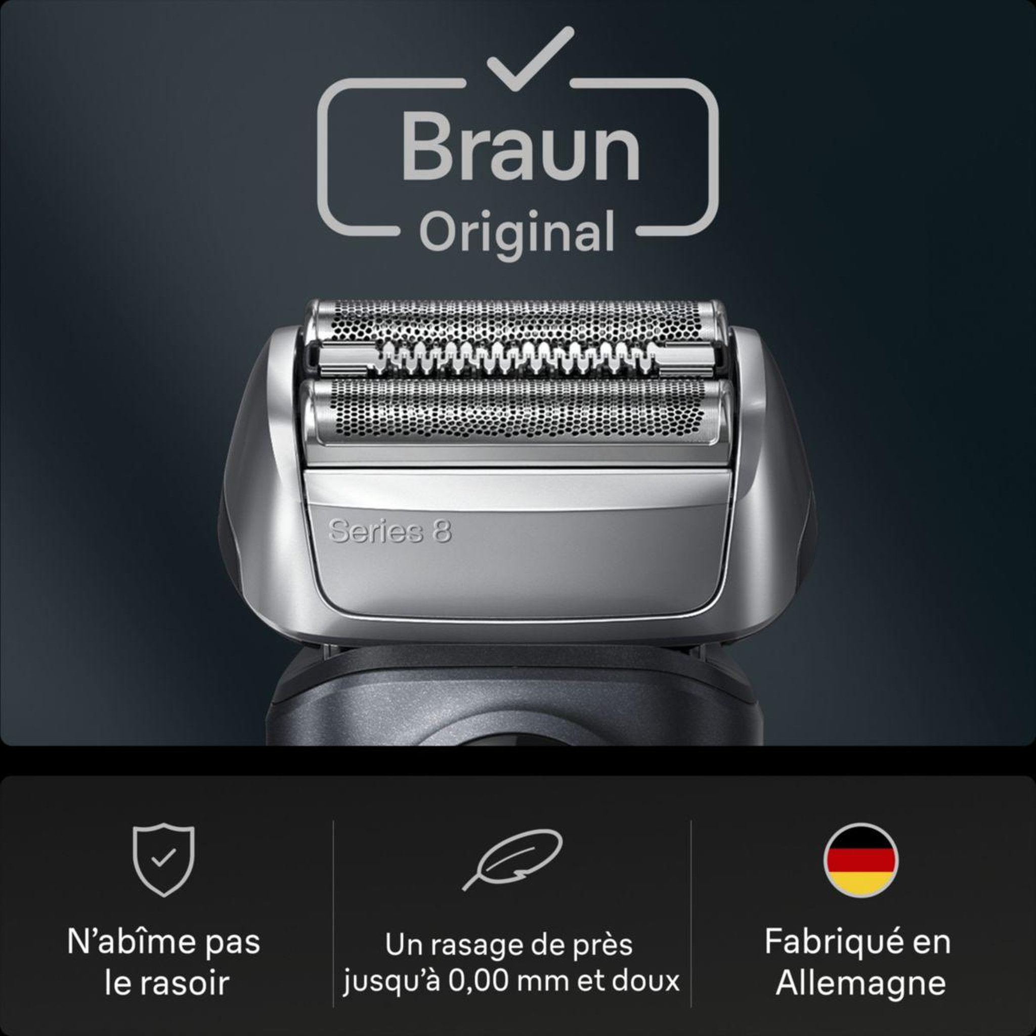 Voir la diapositive 5 : BRAUN Tête de rasoir tete de rasage 83m