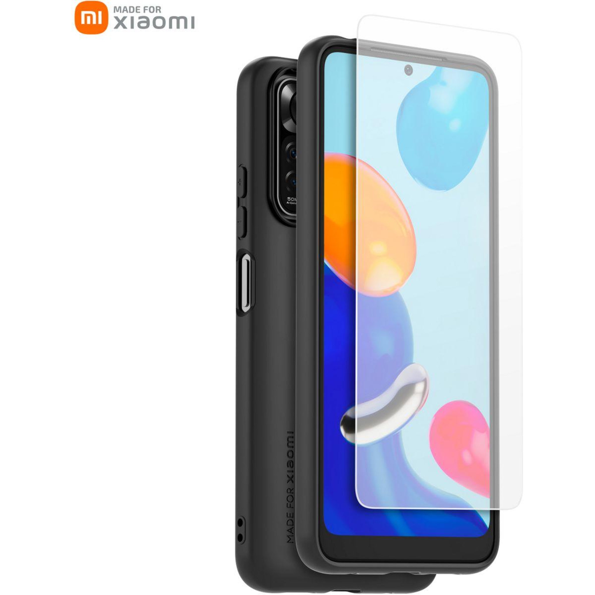 Voir la diapositive 2 : XIAOMI Pack Redmi Note 11/11S Coque + Verre trempe