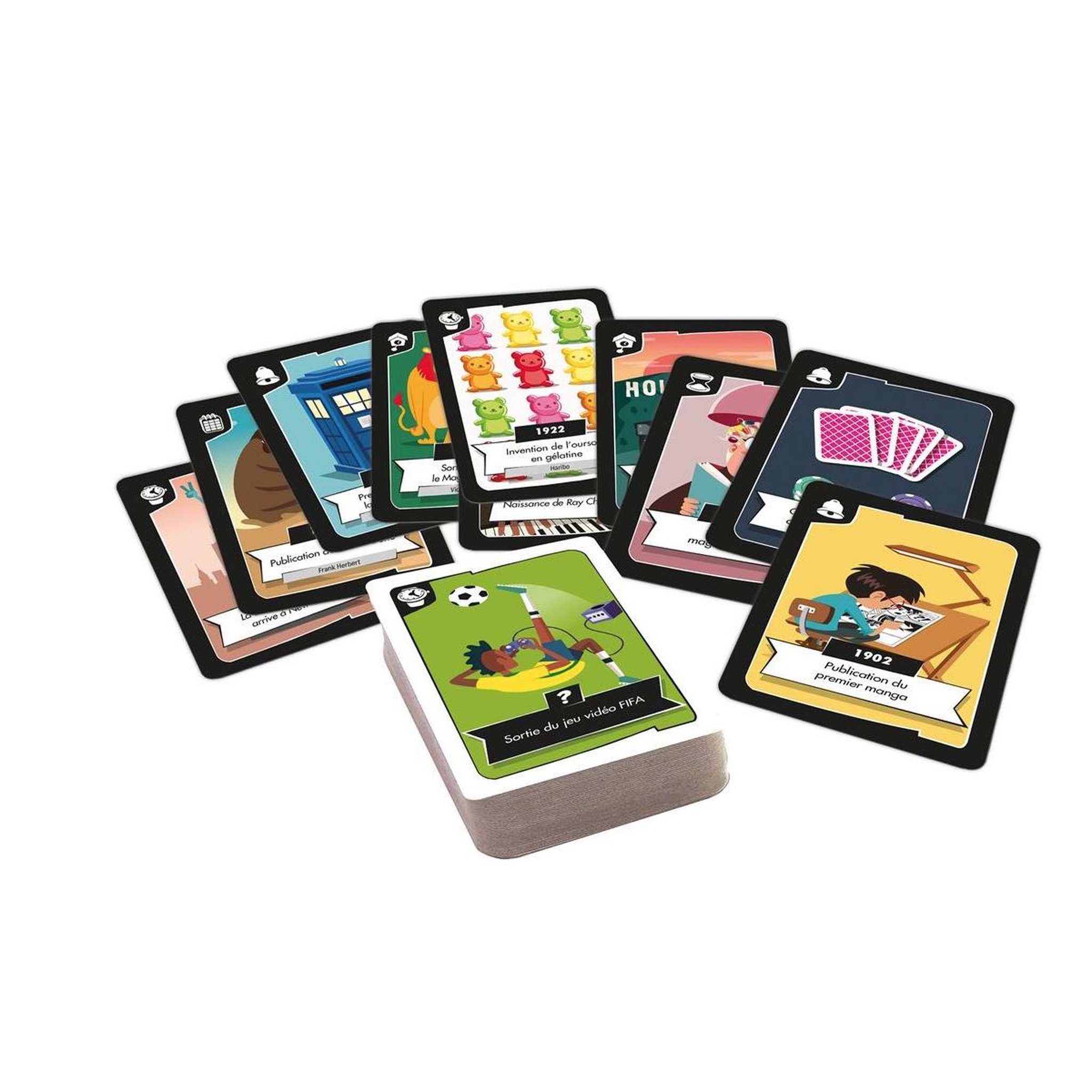 Voir la diapositive 2 : Asmodee Timeline twist Pop culture