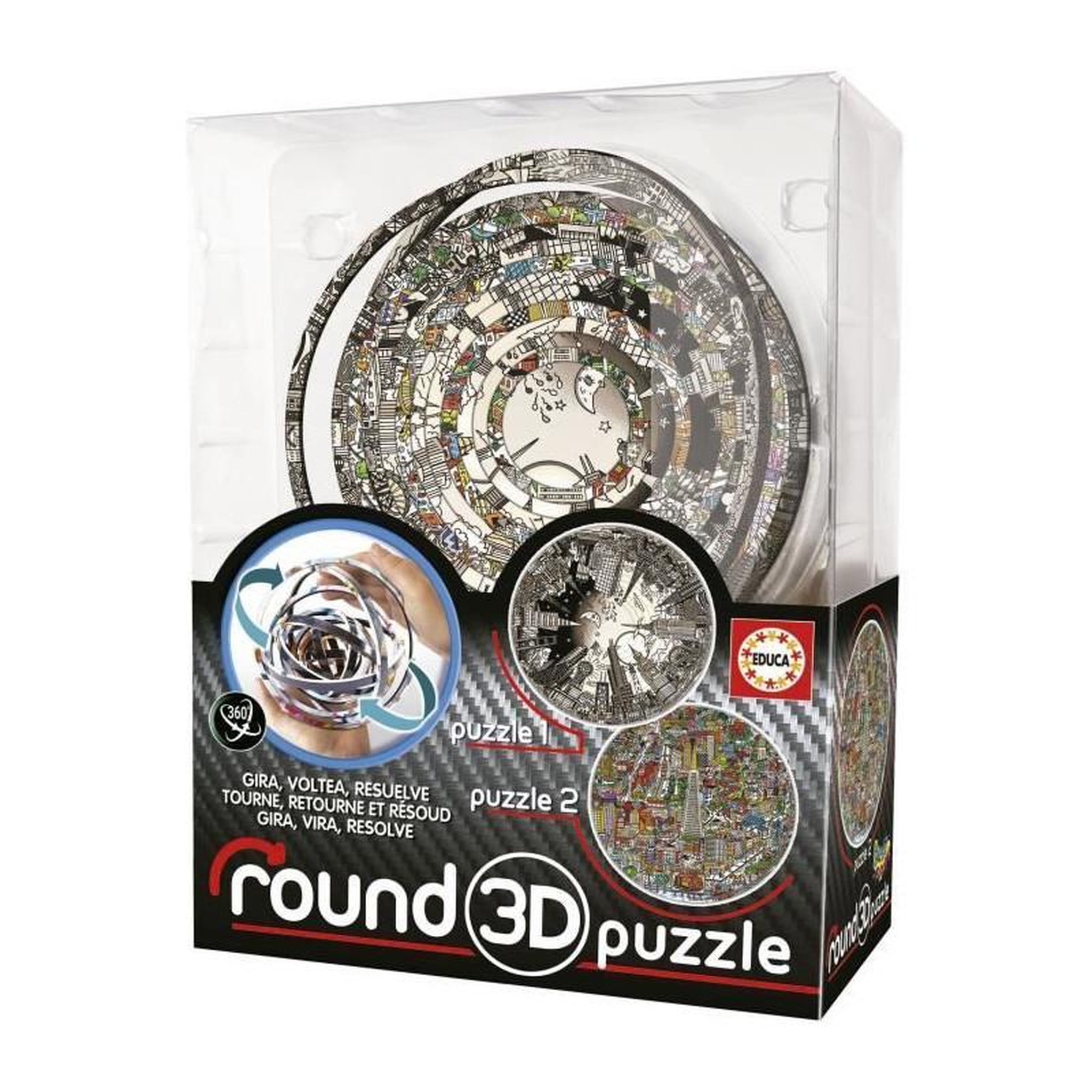 EDUCA PUZZLE 3D ROND CHARLES FAZZINO - EDUCA - 19707