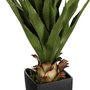 Voir la diapositive 2 : ATMOSPHERA Palmier Artificiel en Pot  Agave  73cm Vert