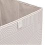 Voir la diapositive 4 : FIVE Lot de 6 boîtes de rangement ARCHE - L. 31 x l. 31 x H. 31 cm - Beige
