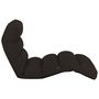 Voir la diapositive 3 : VIDAXL Chaise pliable de sol Marron Similicuir