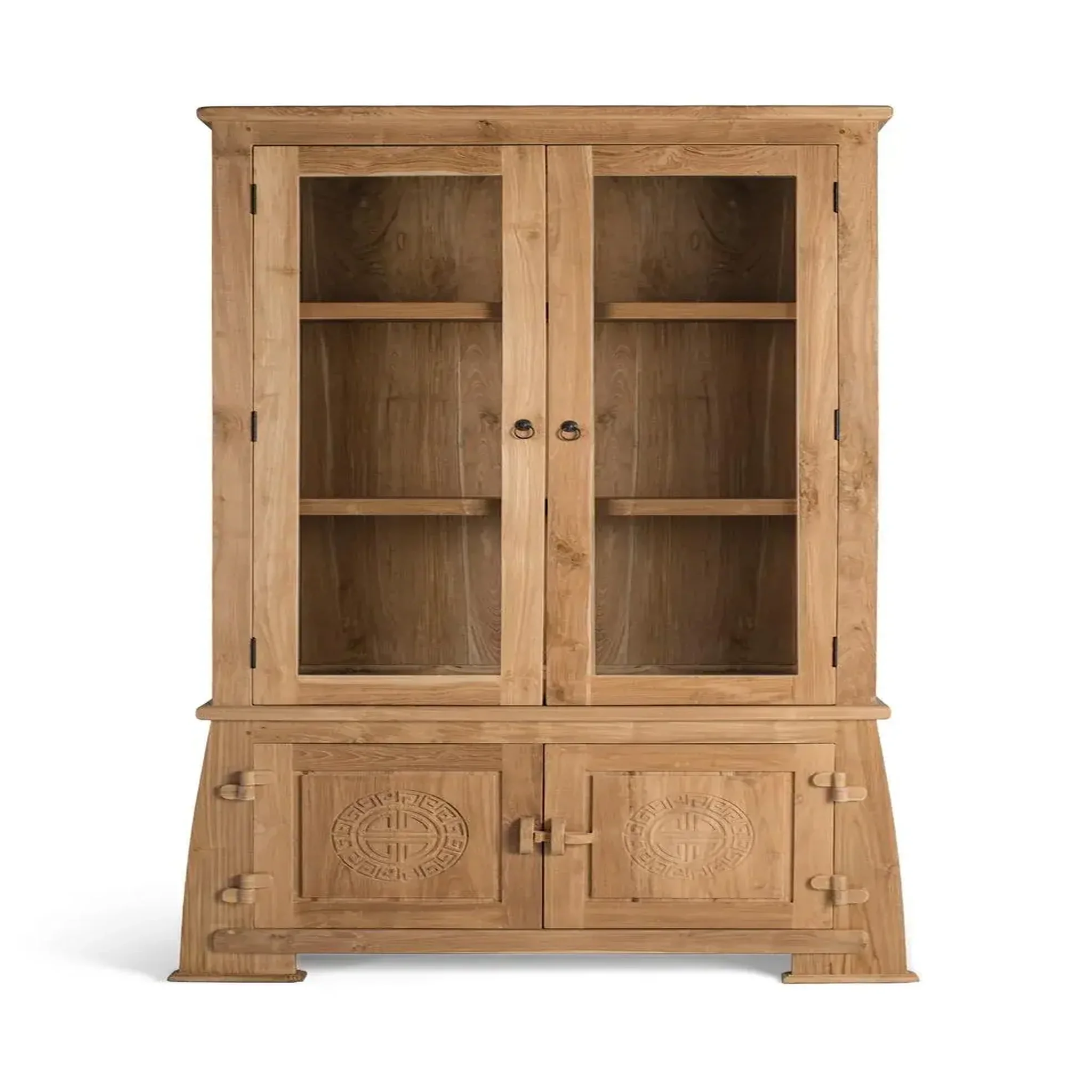 GINER Y COLOMER SL Vitrine en bois de teck 109 cm style colonial oriental