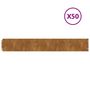Voir la diapositive 2 : VIDAXL Bordures de pelouse 50 pcs 15x103 cm acier corten flexible