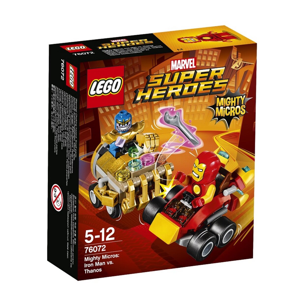 LEGO Super Heroes Marvel 76072 - Mighty Micros : Iron Man contre Thanos