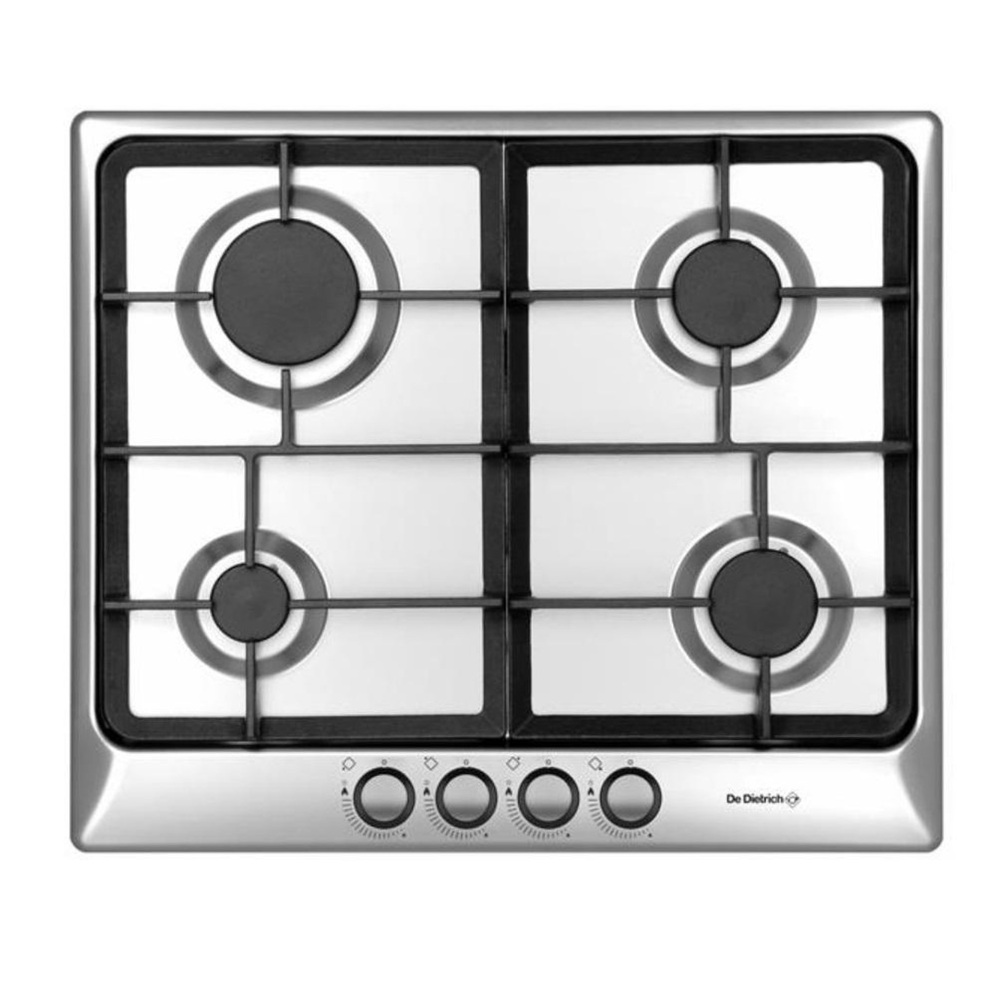 De Dietrich Table de cuisson gaz 60cm 4 feux inox - dpe3601x