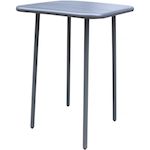 Habitat et Jardin Table de jardin en métal  Bilbao  - 70 x 70 x 71 cm - Gris