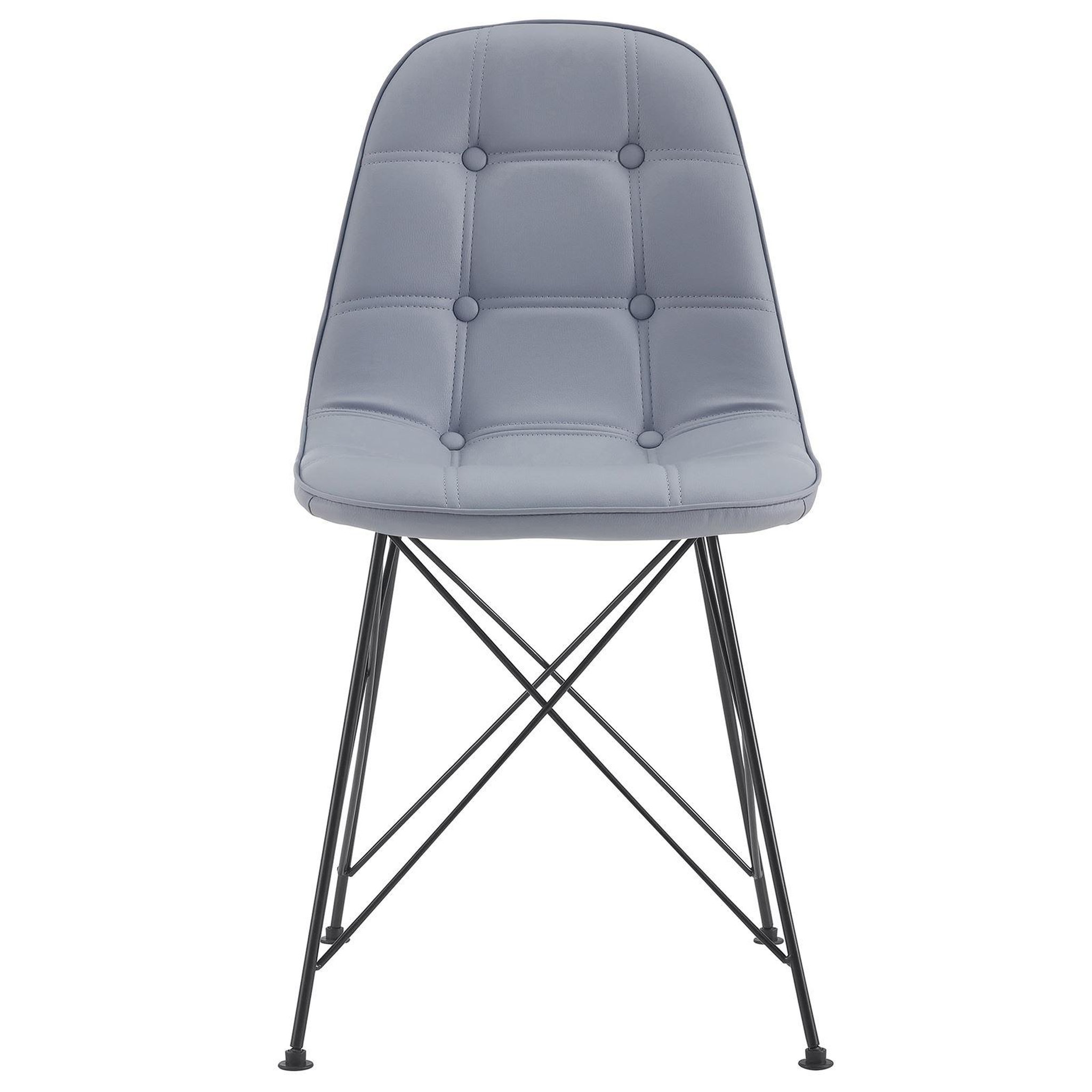 Voir la diapositive 3 : IDIMEX Lot de 4 chaises IMRAN, en synthétique