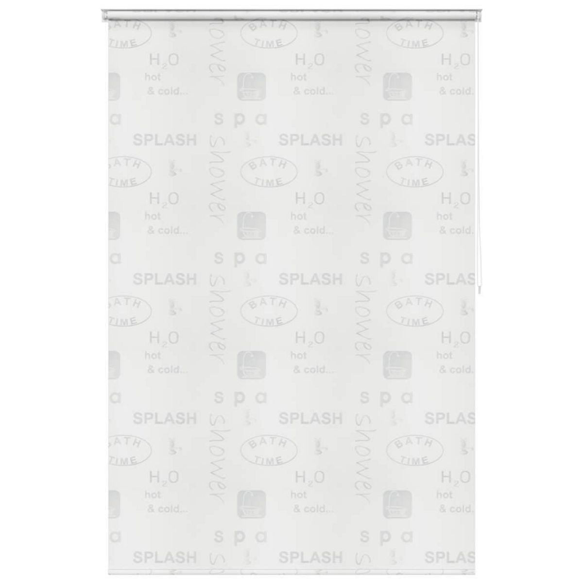 VIDAXL Store roulant de douche 140x240 cm Eclaboussures