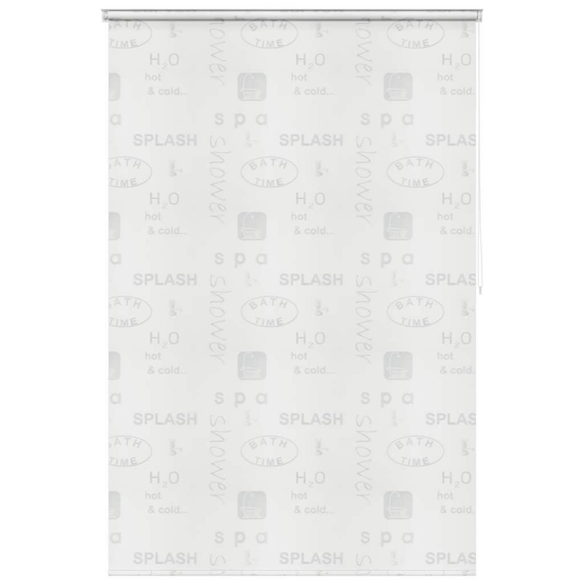 VIDAXL Store roulant de douche 140x240 cm Eclaboussures