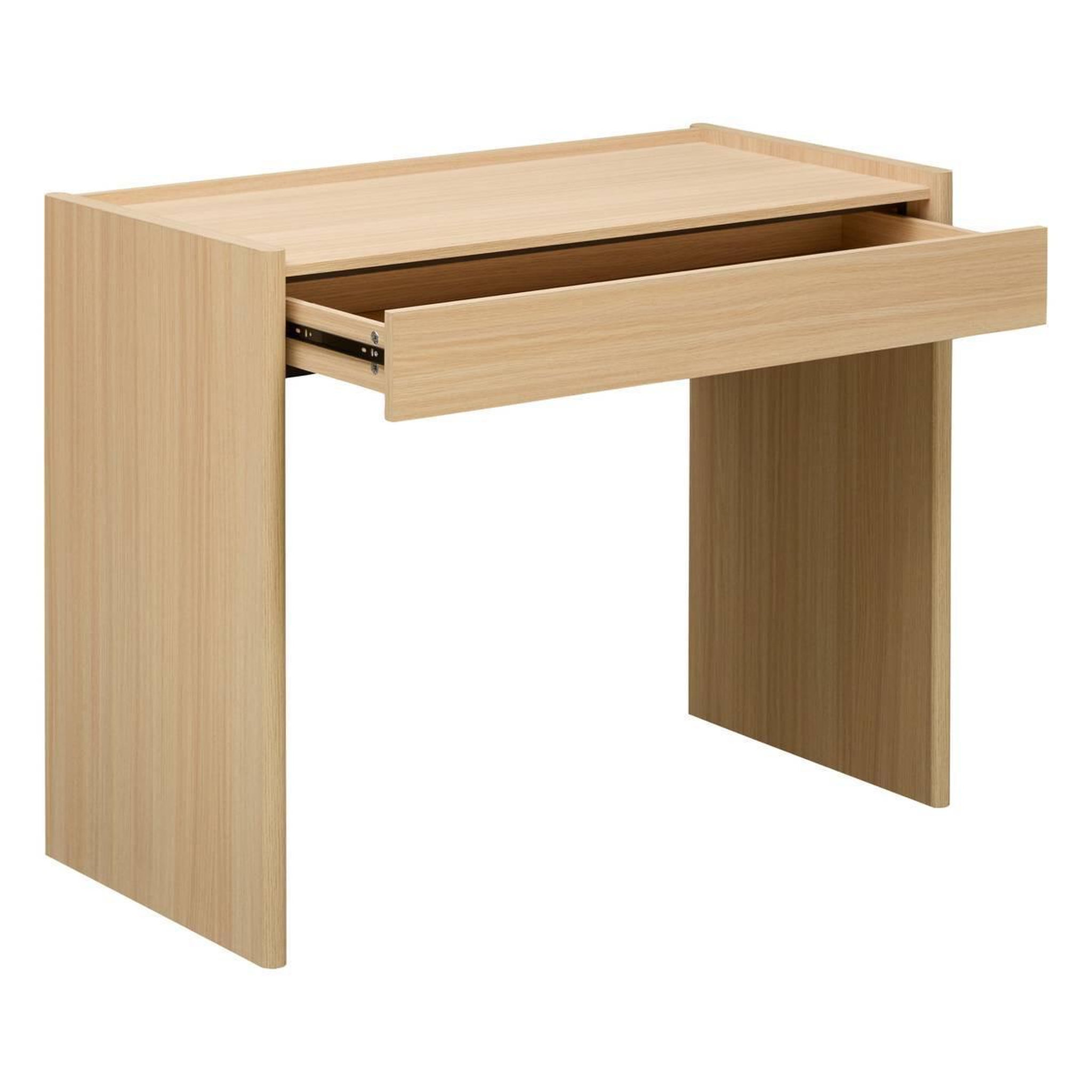 Voir la diapositive 2 : ATMOSPHERA Bureau Avec Tiroir  John  100cm Beige