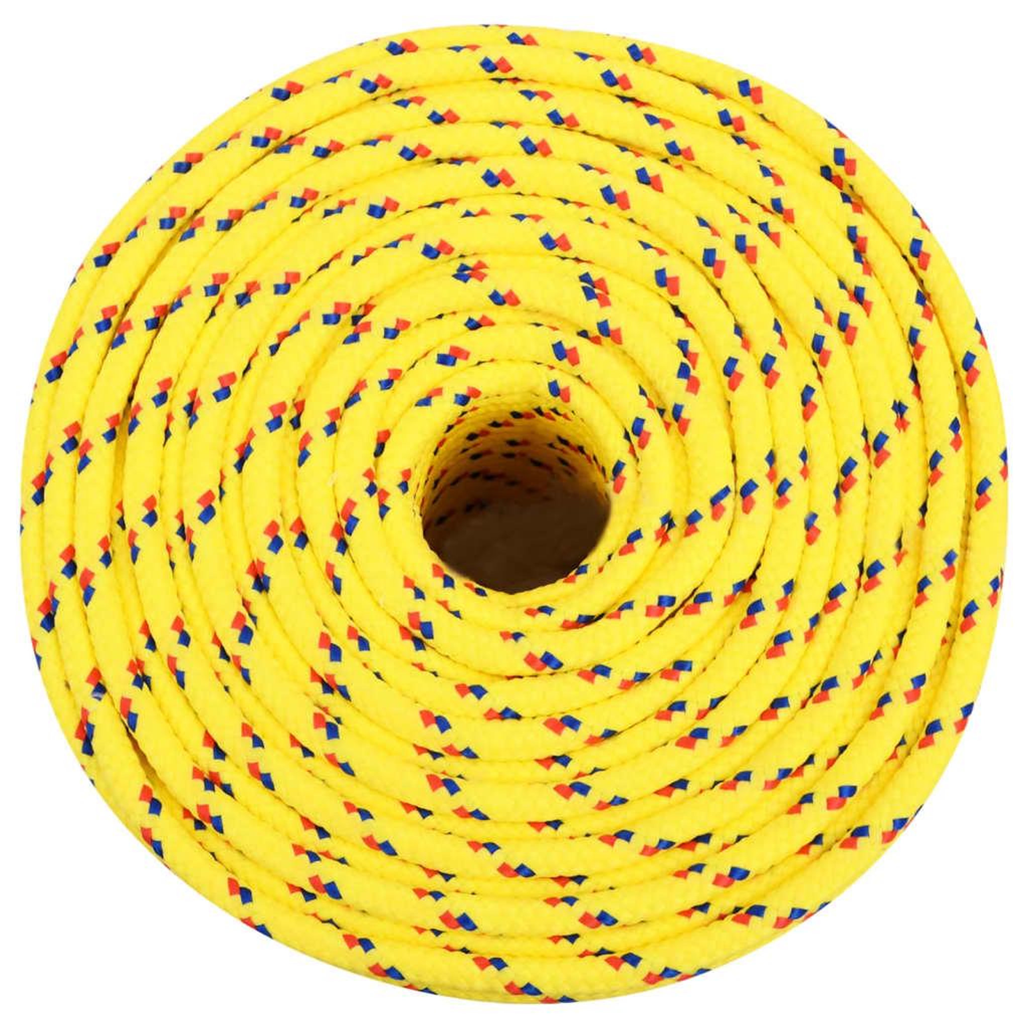 Voir la diapositive 3 : VIDAXL Corde de bateau Jaune 6 mm 250 m Polypropylene