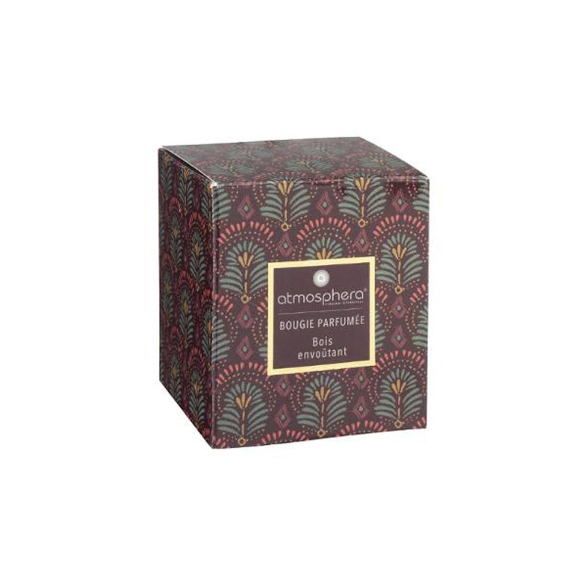 Voir la diapositive 2 : COMPTOIR DE LA BOUGIE Bougie parfumée en verre  neda  110g bois