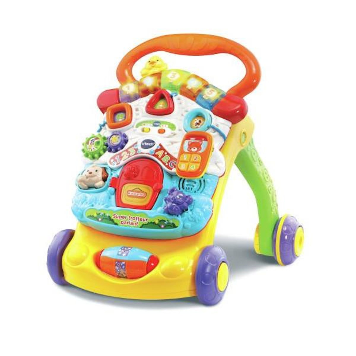 VTECH Porteur Trotteur VTECH - Super  Parlant 2 en 1 - Multicolore