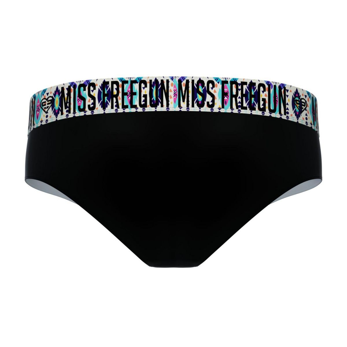 FREEGUN Lot de 3 culottes femme en coton Ethnik