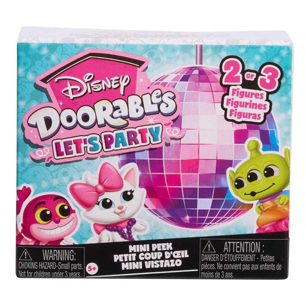 DISNEY Figurines Disney Doorables Let s Party Mini Peek Modèle aléatoire
