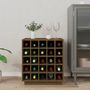 Voir la diapositive 3 : VIDAXL Armoire a vin Marron miel 55,5x34x61 cm Bois de pin massif